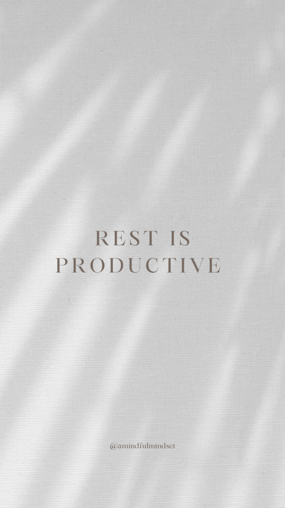 rest is productive quote